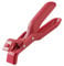 Sharplace Pan Dish Clip Gripper Pot Pan Gripper Tongs Non Slip Clamp Anti Scalding Clip Kitchen Plate Gripper for Kitchen Tool Cooking, red