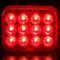 ETUKER 1x Rot Nebelschlussleuchten Led 12v Nebelleuchte Bremslicht Wasserdicht ECE für PKW Anhänger Traktor Landwirtschaftliches KFZ Caravan