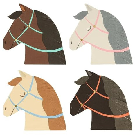 Meri Meri - Papierservietten – Meri Meri – Pony-Party-Servietten – 16 Stück