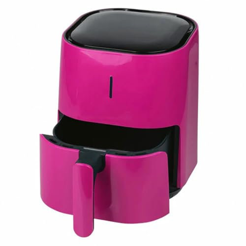 Friggitrice ad aria 1200 WATT rosa 4 LT cottura senz’olio comando digitale Design Elegante e Moderno