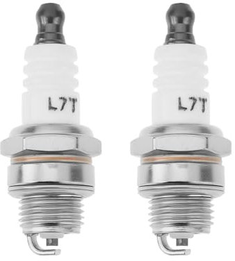 LT Easiyl 2 Stück Rasenmäher Zündkerze Ersatzteil 577484001 HQT-1 passend für Benzin Kettensäge Heckenschere kompatibel mit Husqvarna BPM7RA