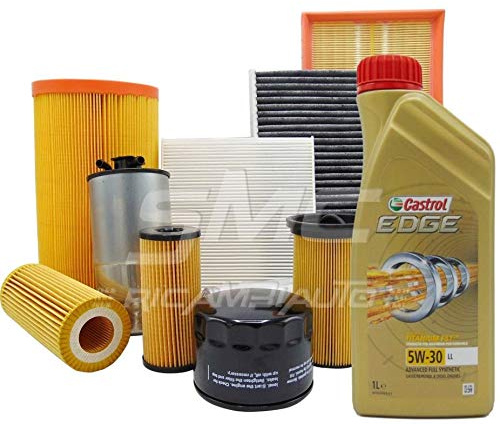 KIT TAGLIANDO 4 FILTRI VARI + 6LT OLIO CASTROL EDGE 5W30