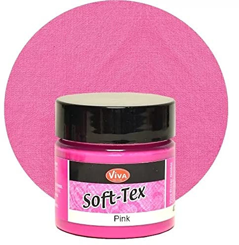 Viva Decor Soft Tex 45ml Textilfarbe mit besonders weichem Griff -Pink-