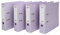 Eastlight A4 Pastel Premium Lever Arch File Purple, Pack of 4