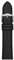 Fossil Uhrenband für Herren 24 mm LiteHide-Leder schwarz, S241099