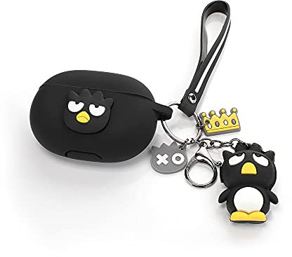 Derhom Custodia in Silicone Compatibile per i Nuovi Auricolari Beats Studio Buds [Supporta La Ricarica Wireless][Serie di Cartoni Animati] (XO Bird)