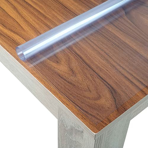 Transparente Folie Schutzfolie Tischdecke 0,3 mm Rechteckig 140 x 90 cm abwaschbare Schutztischdecke