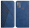 KOUYI Funda para Motorola Moto G50, PU Cuero Flip Folio Carcasa [Magnético][Soporte Plegable][Ranuras para Tarjetas],Capa Tipo Libro Flip Case Wallet,Antigolpes Cover (Azul)