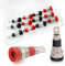 Lewttyer Bananenbuchse Jack 4Mm Mischfarbe Einbaubuchse Bananenstecker Lautsprecher Stecker Banane Banana Kupplung Post Steckverbinder Panel Montage Schwarz * 6,Rot * 6