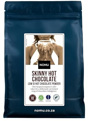 NOMU Skinny Hot Chocolate 1kg - No Added Sugar, Keto, Aspartame Free, 166 servings