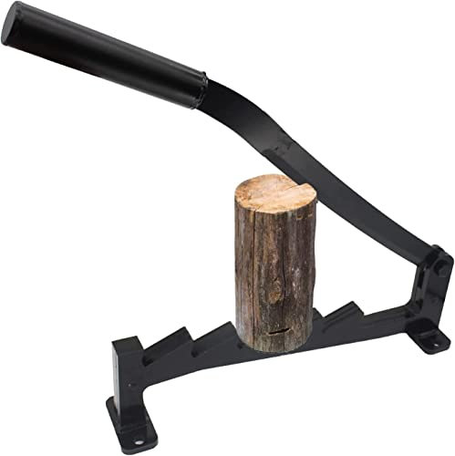 Kcolic Arbeitssparende Wandhalterung, Handholzspalter, Manueller Holzspalter, Brennholz, Zündspalter, Klemmmesser, Wandmontage, Manuelles Feuerzeug, Anzündholzspaltwerkzeug A