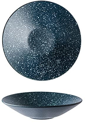 FBITE Insalatiere per la cucina Ciotola in ceramica Ciotola grande per la casa Con insalatiera singola Ciotola per zuppa Con scodella per dessert Ciotola per zuppa (A)