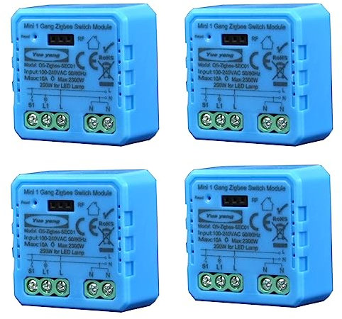 Yueyang ZigBee MINI DIY interruptor inteligente, APP Control, ZigBee3.0 Protocol, compatible con Tuya ZBBridge/Hub Voice Control a través de Alexa/Google Home (4)