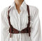 SEAUR Harness Damen Leder Damen-gürtel Punk Taillengürtel PU Leder Gothic Weste Gürtel Verstellbare Körperkette Gürtel für Karneval Halloween