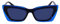 Calvin Klein Damen Ckj23656s Sonnenbrille, Havana Blau Braun, Einheitsgröße