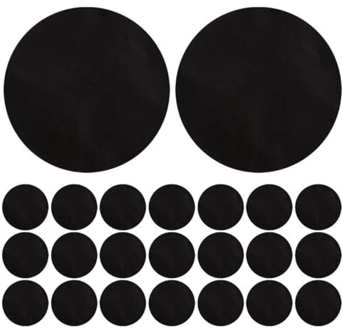 OKUMEYR 500pcs Leak-proof sealing paper hot cup lids liners drink cup film juice spill proof paper disposable coffee cups black cup Leakproof Paper Pads round Cup sealing film re-usable