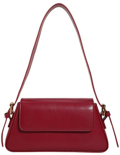 Jusavie Abendtasche Frauen Y2k Silber Geldbörse Hobo Bag Tote Handtasche Satchel Bag Nette Party Tasche Clutch Geldbörsen Crossbody Taschen 2023, A PU Rot, Einheitsgröße