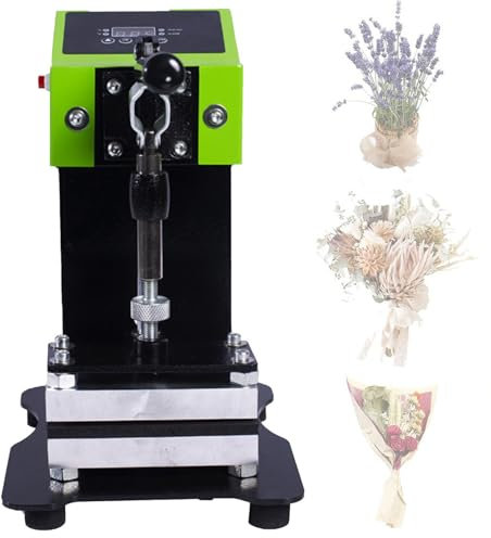 Rosin Heat Press Machine 1ton High Pressure Dual Heating Element, Efficient Manual Heat Press Machine, Adjustable Temperature 0-250°C, 600w High Pressure Rosin Oil Extraction Machine