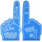 LALASTYLE Riesige Schaumstoff-Finger, Gladiator, Schaumstoff-Finger für Sportveranstaltungen, Partygeschenke, 2 Stück, Blau, Größe 1