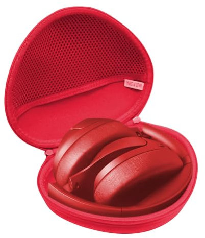 Hermitshell Hard Travel Case for TOZO HT2 Hybrid Active Noise Cancelling Wireless Headphones,Hi-Res Audio Deep Bass Foldable Lightweight Headset (Dark Red)
