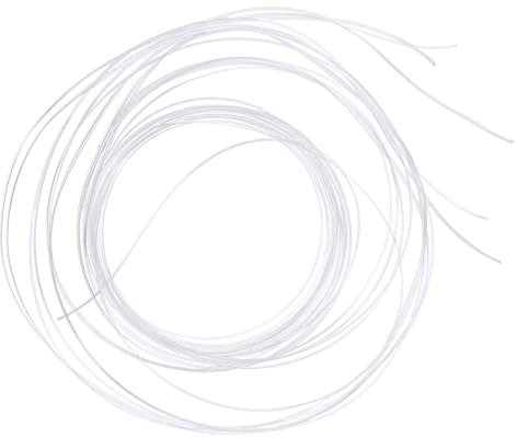 TOKIDNY 3 Packs Eyeglass Repair String 0.56mm Braided Wire Half-frame Glasses Maintenance Thread with Groove for Spectacle Frame Fixing