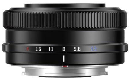 TTARTISAN AF 14mm F3.5 Weitwinkel Objektiv für Fuji, APS-C Autofocus Wide-Angle Pancake Lens X Mount Kompatibel mit Fujifilm X-Mount Kamera