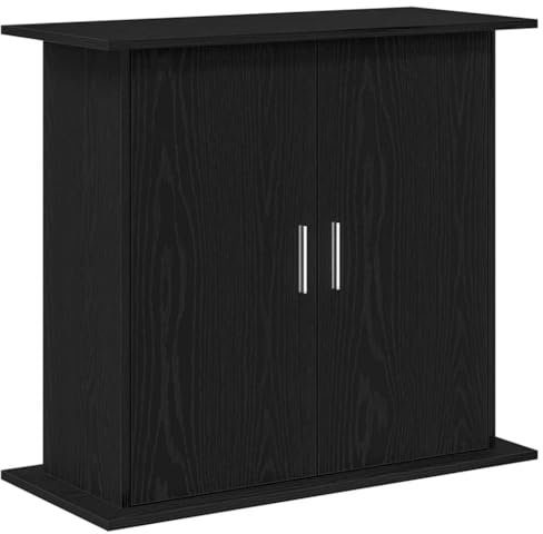 vidaXL Aquariumständer Schwarz Eichen-Optik 81x36x73 cm Holzwerkstoff, Aquarienschrank, Aquarienunterschrank, Aquarienständer, Aquariumunterschrank