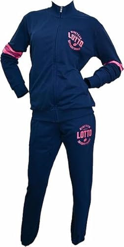 Lotto Tuta Donna In Felpa (5008 BLU, XL)