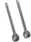 rupusiner Camping Spork and Camping Spoon Set, 8.58 Stainless Steel Long Handle Spoon and Spork, Portable Easy Wash Cutlery for Outdoor
