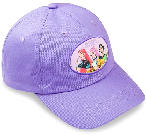 Get Trend KPop Demon Hunters Girls Baseball Cap Officiellt licensierad Huntrix bomull justerbar snapback keps för barn Trucker solhatt