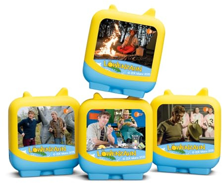 tonies Hörfigur für Toniebox, Löwenzahn Set: Wissen & Abenteuer, 4 spannende Hörspielgeschichten für Kinder ab 5 Jahren, Spielzeit ca. 144 Minuten