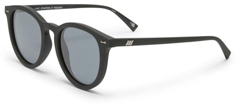 Le Specs FIRE STARTER - Sonnenbrille für Damen und Herren Runde Rahmenform mit UV-Schutz