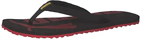 PUMA Epic Flip V2, Chanclas Unisex adulto, Puma Black High Risk Red, 39 EU