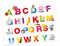 Tischset | Platzset abwaschbar - Kinder ABC - aus erstklassigem Vinyl (Kunststoff - BPA-frei) - rutschfeste Tischunterlage - Tischmatte - Made in Germany
