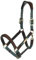 LeMieux Capella Halfter für Pferde, Salbei, Leder/Nylon, Druckentlastung, weiche Haptik, Pony