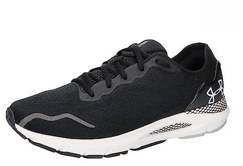 Under Armour Mens HOVR Sonic 6 Running Shoes Black/White 7
