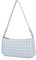 Right 20 Retro Kariert Segeltuchtasche Handtasche Damen Kariert Tartan Umhängetasche kariert Punk Handtaschen 90er Umhängetasche für Damen Canvas Achseltasche （Weiß）