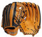 WILSON Unisex-Erwachsene A2K 1810SS Baseball-Handschuh, Vintage Tan/Schwarz, 12.75