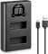 ENEGON LP-E12 Dual Battery Charger Compatible with Canon EOS M, EOS M10, EOS M50, EOS M50 Mark II, EOS M100 EOS, M200 Rebel SL1, PowerShot SX70 HS Digital Cameras