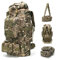 HongXingHai 100 l Camping-Wanderrucksack, Molle-Militär-Rucksack, wasserdicht, leicht, Wanderrucksack, Cp Camo, L