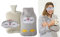 ADEPTNA 2 Litre Hot Water Bottle with Faux Fur Cover and Eye mask Cover Set - Cosy Warm Comfortable Neck Shoulder Pain Relief