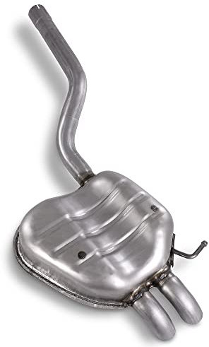 ATEC Germany 1x Endschalldämpfer Kompatibel mit SKODA OCTAVIA 2 (1Z3), OCTAVIA 2 Kombi (1Z5), VW GOLF 5 Variant (1K5), JETTA III (1K2)