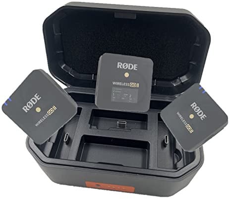 SONGING RD-CASE für kabelloses Ladegehäuse, kompatibel für Rode-Mikrofone Wireless GO 2 & Rode Mikrofone Wireless GO
