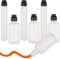 OLYCRAFT 6Pcs 2 Size Empty Marker Bottles Refillable Graffiti Markers Bottle Empty Acrylic Permanent Marker Refillable Paint Markers for Art Acrylics Oil Watercolors Stain Ink 35~40ml(1.18~1.35fl.oz)