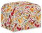 Kuiaobaty Chicken Floral Pattern Toaster Cover 2 Slice, Farm Roosters Print Dust Proof Case for Bread Machine Kitchen Accessories