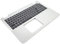 Dell Inspiron 5584 Silver Palmrest & HEBREW Keyboard - 0DFX5J + 0DJ5CY (Renewed)