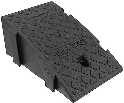 Holibanna Portable Plastic Ramp Mat with Textured Surface for Outdoor Use, Anti-Slip and Durable Climbing Ramp Cushion for Cars