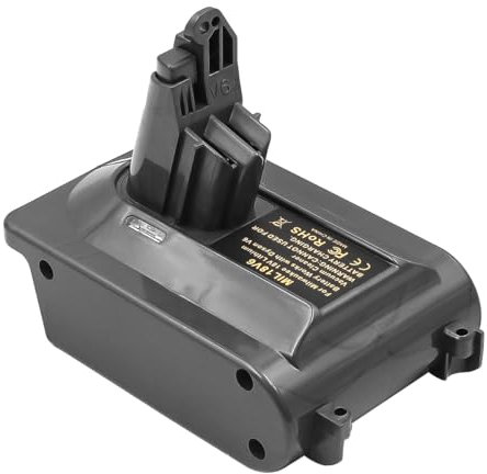 ZONADAH V6 Adapter for Milwaukee 18V Battery Converted to Replace for Dyson V6 Battery Work for Dyson V6 Series Vacuum Cleaner Sweeper(Adapter only)