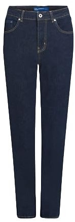 Jeans Karl Lagerfeld, Femme, Denim Taille Haute Fuselé, Jambe Fuselée, Bleu, 2432