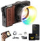 COLBOR Lampe Vidéo,Wonder W60R 60W RGB Éclairage Continu Portable 345g Contrôle APP avec DC/Type C pour Tournage Intérieur et Extérieur Interview Live Streaming, Lumière-Vidéo-LED-Photographie-Lampe